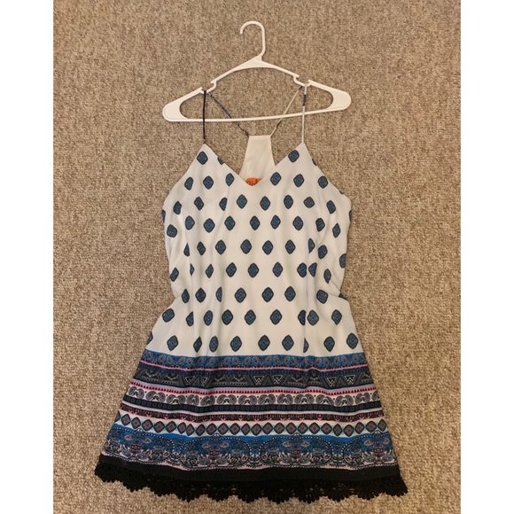 Multicolored sleeveless shift dress - Picture 1 of 2